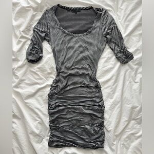 GUESS | midi striped dress.